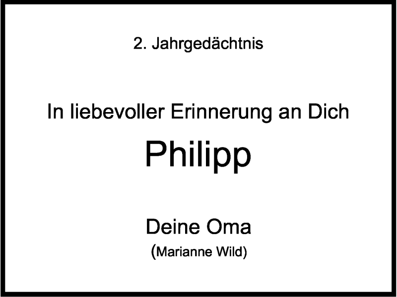  Traueranzeige für Philipp Harttrampf vom 01.04.2015 aus Kölner Stadt-Anzeiger / Kölnische Rundschau / Express