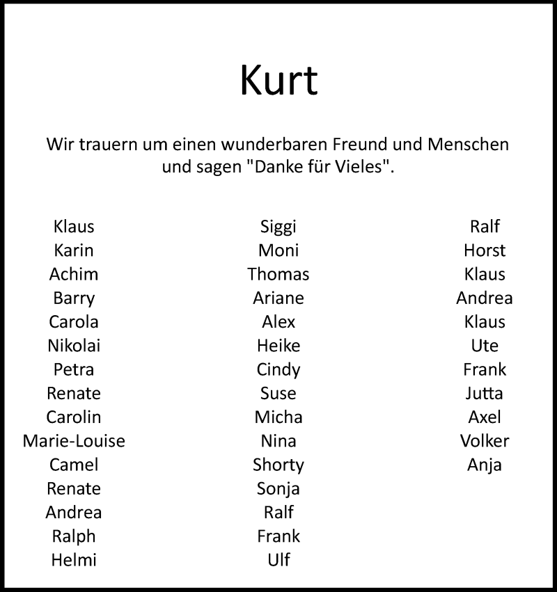  Traueranzeige für Kurt Großmann vom 05.03.2015 aus Kölner Stadt-Anzeiger / Kölnische Rundschau / Express