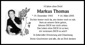 Anzeige von Markus Thomas von Kölner Stadt-Anzeiger / Kölnische Rundschau / Express