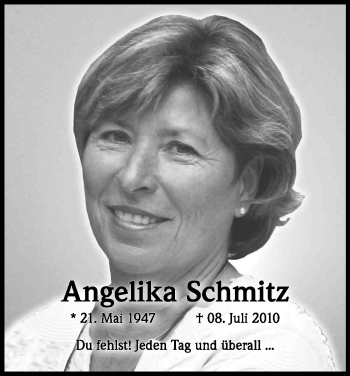 Anzeige von Angelika Schmitz von Kölner Stadt-Anzeiger / Kölnische Rundschau / Express