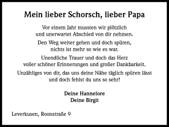 Anzeige von Georg Stötzner von Kölner Stadt-Anzeiger / Kölnische Rundschau / Express