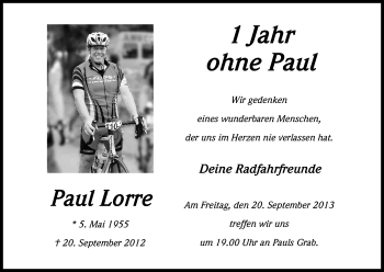Anzeige von Paul Lorre von Kölner Stadt-Anzeiger / Kölnische Rundschau / Express