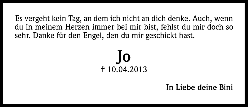  Traueranzeige für Joachim Hamann vom 10.04.2014 aus Kölner Stadt-Anzeiger / Kölnische Rundschau / Express