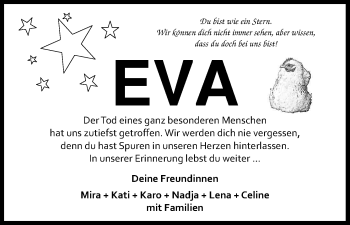 Anzeige von Eva  von Kölner Stadt-Anzeiger / Kölnische Rundschau / Express