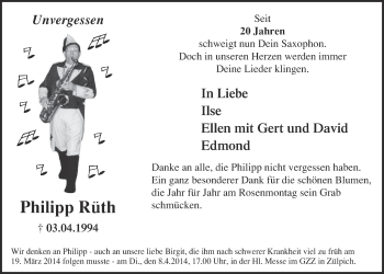 Anzeige von Philipp Rüth von  Blickpunkt Euskirchen 