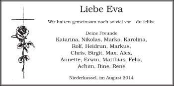 Anzeige von Eva  von  Extra Blatt 