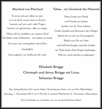Anzeige von Eberhard und Tobias  von  Werbepost 