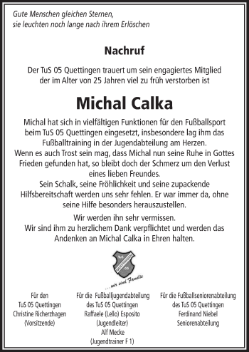 Anzeige von Michal Calka von  Lokale Informationen 