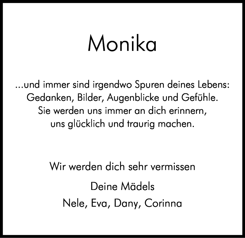  Traueranzeige für Monika Rader vom 02.03.2015 aus Kölner Stadt-Anzeiger / Kölnische Rundschau / Express