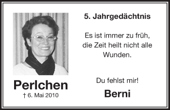 Anzeige von Perlchen  von  Bergisches Handelsblatt 