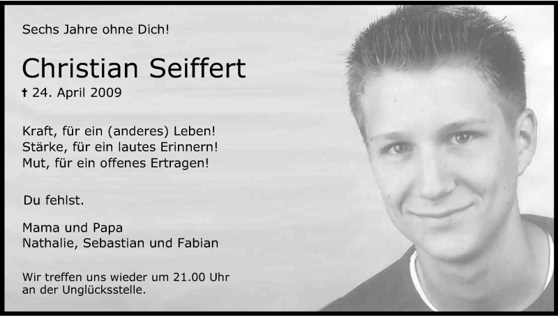  Traueranzeige für Christian Seiffert vom 24.04.2015 aus Kölner Stadt-Anzeiger / Kölnische Rundschau / Express