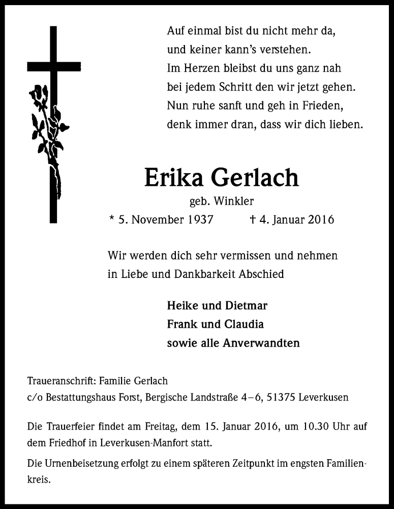 Erika Gerlach Erika Gerlach