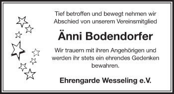 Anzeige von Änni Bodendorfer von  Schlossbote/Werbekurier 