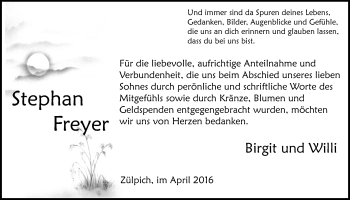 Anzeige von Stephan Freyer von  Blickpunkt Euskirchen 