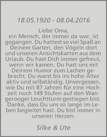 Anzeige von Silke Ute von Kölner Stadt-Anzeiger / Kölnische Rundschau / Express