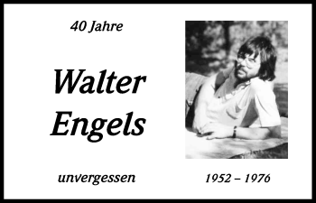 Anzeige von Walter Engels von Kölner Stadt-Anzeiger / Kölnische Rundschau / Express