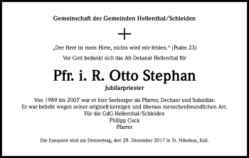 Anzeige von Otto Stephan von Kölner Stadt-Anzeiger / Kölnische Rundschau / Express