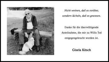 Anzeige von Willi  von Kölner Stadt-Anzeiger / Kölnische Rundschau / Express