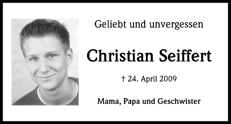  Traueranzeige für Christian Seiffert vom 18.07.2023 aus Kölner Stadt-Anzeiger / Kölnische Rundschau / Express