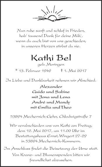 Anzeige von Kathi Bel von  Blickpunkt Euskirchen 