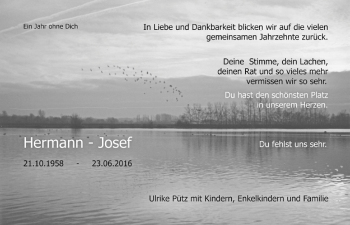 Anzeige von Hermann Josef von  Blickpunkt Euskirchen 