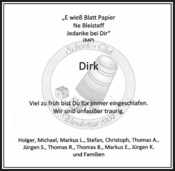 Anzeige von Dirk  von  Sonntags-Post 