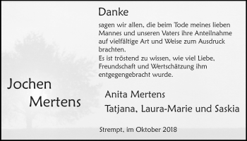 Anzeige von Jochen Mertens von  Blickpunkt Euskirchen 