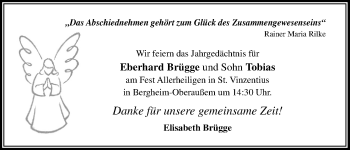 Anzeige von Tobias Brügge von Kölner Stadt-Anzeiger / Kölnische Rundschau / Express
