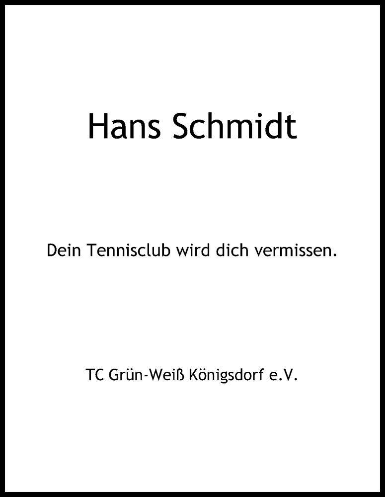  Traueranzeige für Hans Schmidt vom 10.11.2018 aus Kölner Stadt-Anzeiger / Kölnische Rundschau / Express