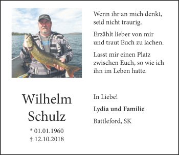 Anzeige von Wilhelm Schulz von  Blickpunkt Euskirchen 