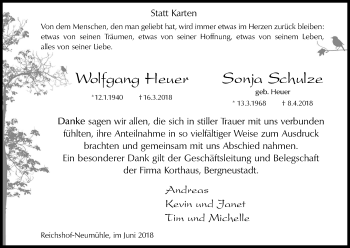 Anzeige von Wolfgang Heuer von Kölner Stadt-Anzeiger / Kölnische Rundschau / Express