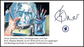 Anzeige von Stephan Boeder von GS
