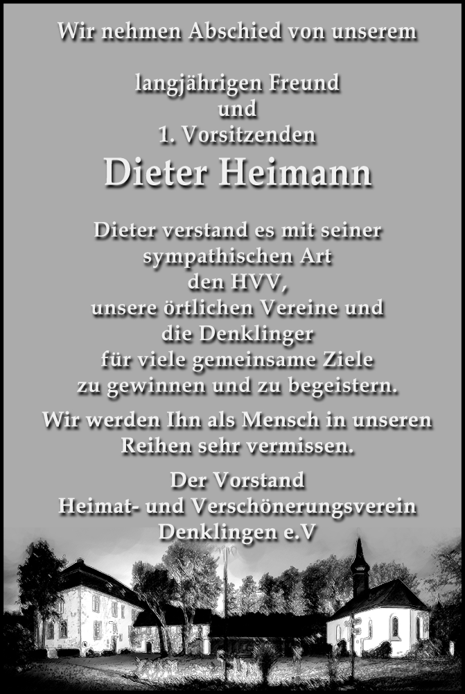  Traueranzeige für Dieter Heimann vom 30.08.2018 aus Kölner Stadt-Anzeiger / Kölnische Rundschau / Express