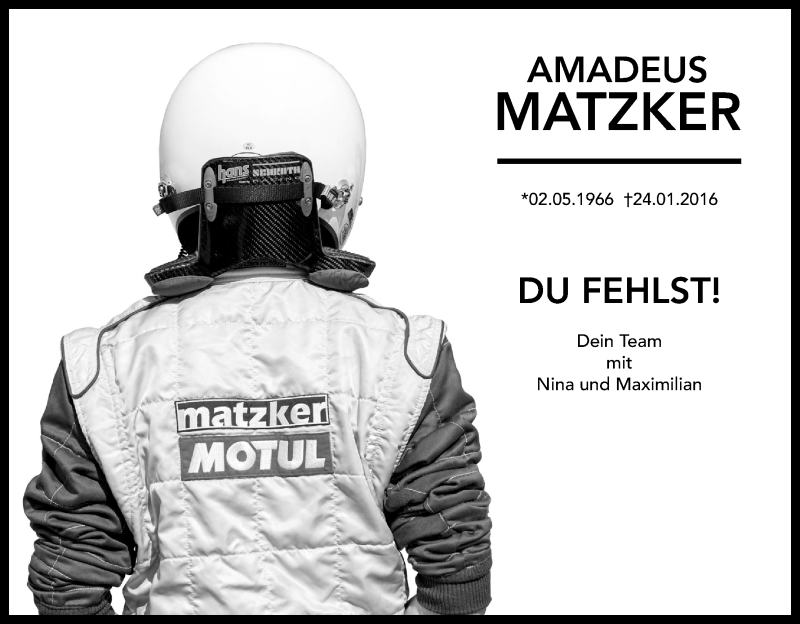  Traueranzeige für Amadeus Matzker vom 24.01.2019 aus Kölner Stadt-Anzeiger / Kölnische Rundschau / Express