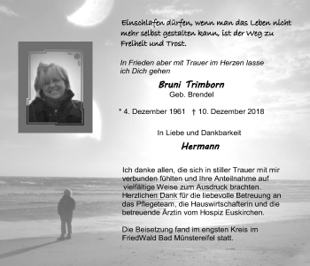 Anzeige von Bruni Trimborn von  Blickpunkt Euskirchen 