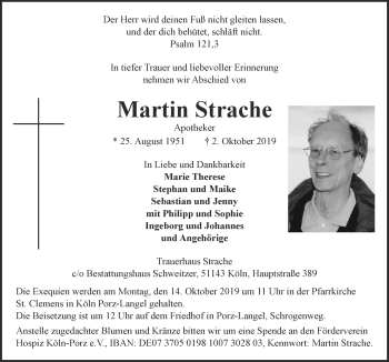 Anzeige von Martin Strache von  Kölner Wochenspiegel 