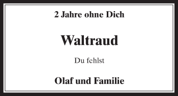 Anzeige von Waltraud  von  Werbepost 