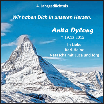 Anzeige von Anita Dylong von  Werbepost 