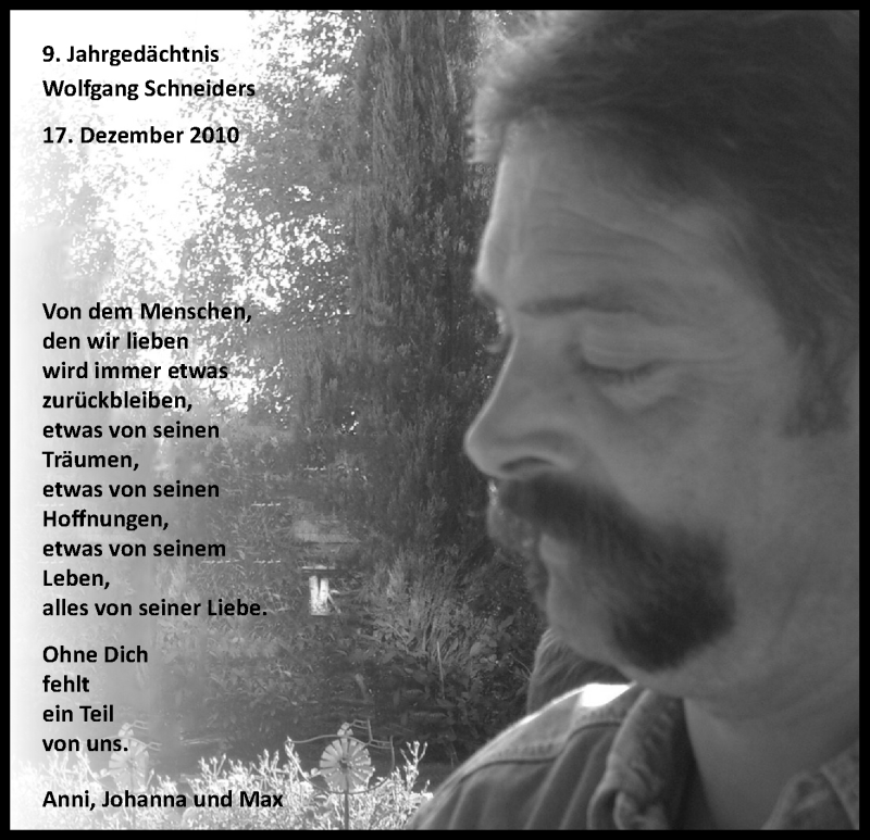  Traueranzeige für Wolfgang Schneiders vom 17.12.2019 aus Kölner Stadt-Anzeiger / Kölnische Rundschau / Express