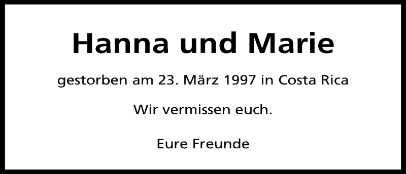  Traueranzeige für Hanna Ritter vom 23.03.2019 aus Kölner Stadt-Anzeiger / Kölnische Rundschau / Express