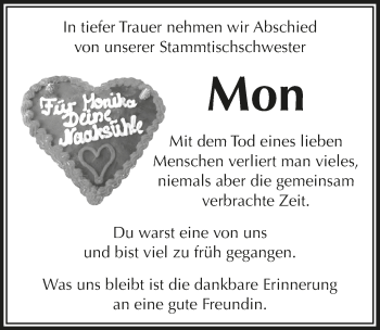 Anzeige von Mon  von  Extra Blatt 