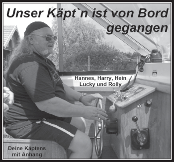 Anzeige von Unser Käpt´n   von  Werbepost 