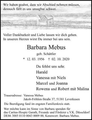Anzeige von Barbara Mebus von  Lokale Informationen 
