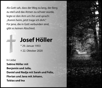 Anzeige von Josef Höller von Kölner Stadt-Anzeiger / Kölnische Rundschau / Express