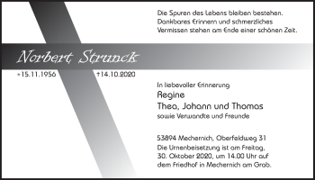 Anzeige von Norbert Strunck von  Blickpunkt Euskirchen 