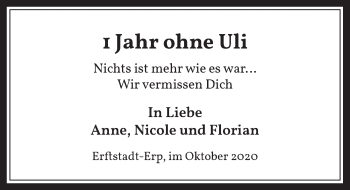 Anzeige von Uli  von  Werbepost 