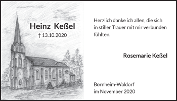 Anzeige von Heinz Keßel von  Schaufenster/Blickpunkt 