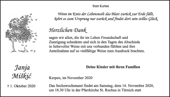 Anzeige von Janja Miskic von  Werbepost 