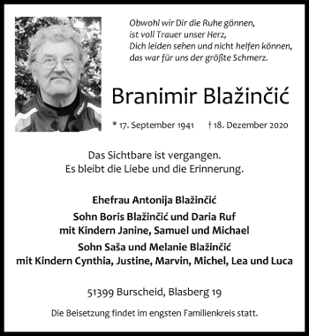 Anzeige von Branimir Blazincic von  Lokale Informationen 