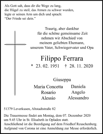Anzeige von Filippo Ferrara von  Lokale Informationen 